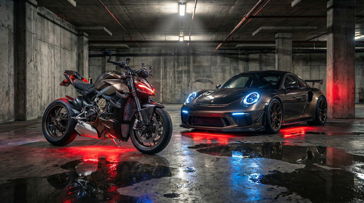 黑丝摩托车视频